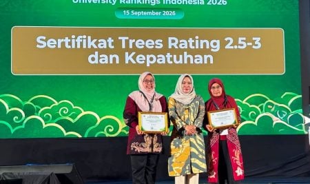 Lampaui Target, ULM Melesat ke Peringkat 683 Dunia dan 76 Nasional UI GreenMetric 2026