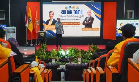 Kuliah Tamu ULM Bahas Kemitraan Indonesia, Belanda, dan Uni Eropa di Tengah Dinamika Global